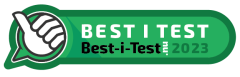 Badge Best-i-test.nu 2023