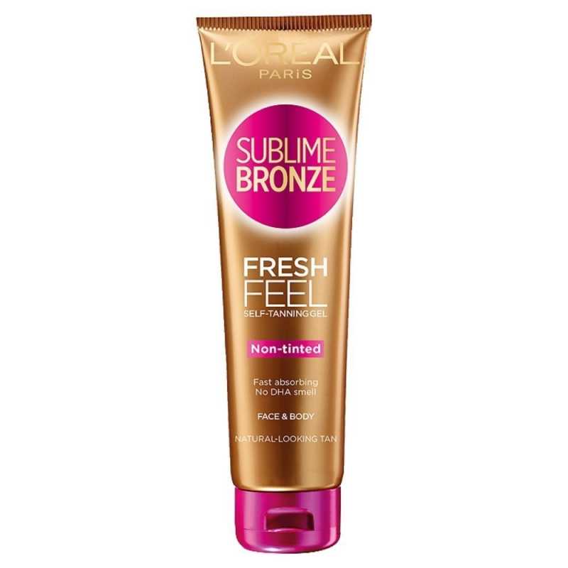 Loreal Sublime Bronze Fresh Self Tanning Gel Face Body