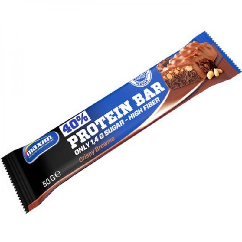 Maxim 40 Protein Bar Crispy Brownie 50g 1 st