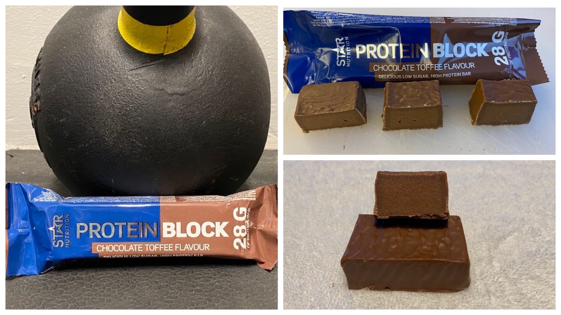 BiT Star Nutrition Protein Block Chocolate Toffee